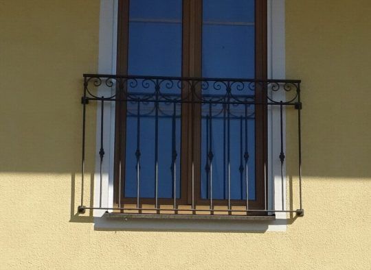 französischer Balkon Waging , geschmiedet , verzinkt und pulverbeschichtet