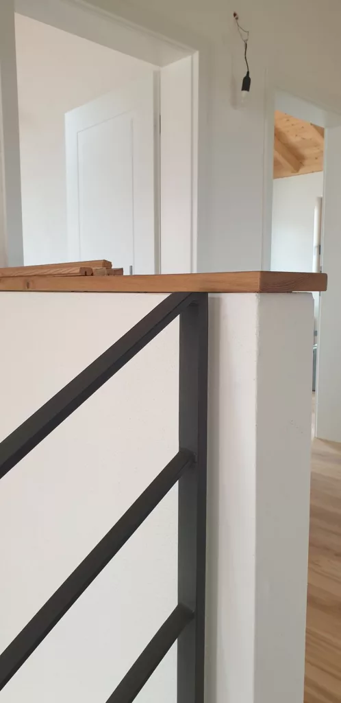 Treppengeländer in Burghausen, Landkreis Altötting.